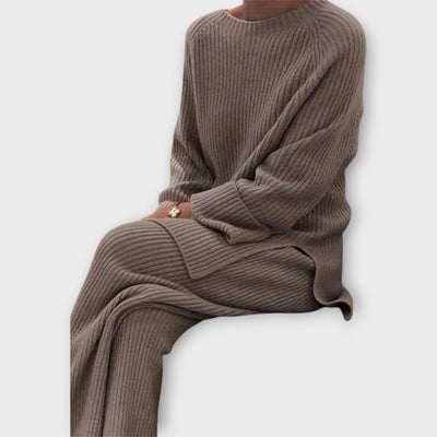 Σετ Πλεκτό με Χαλαρή Γραμμή