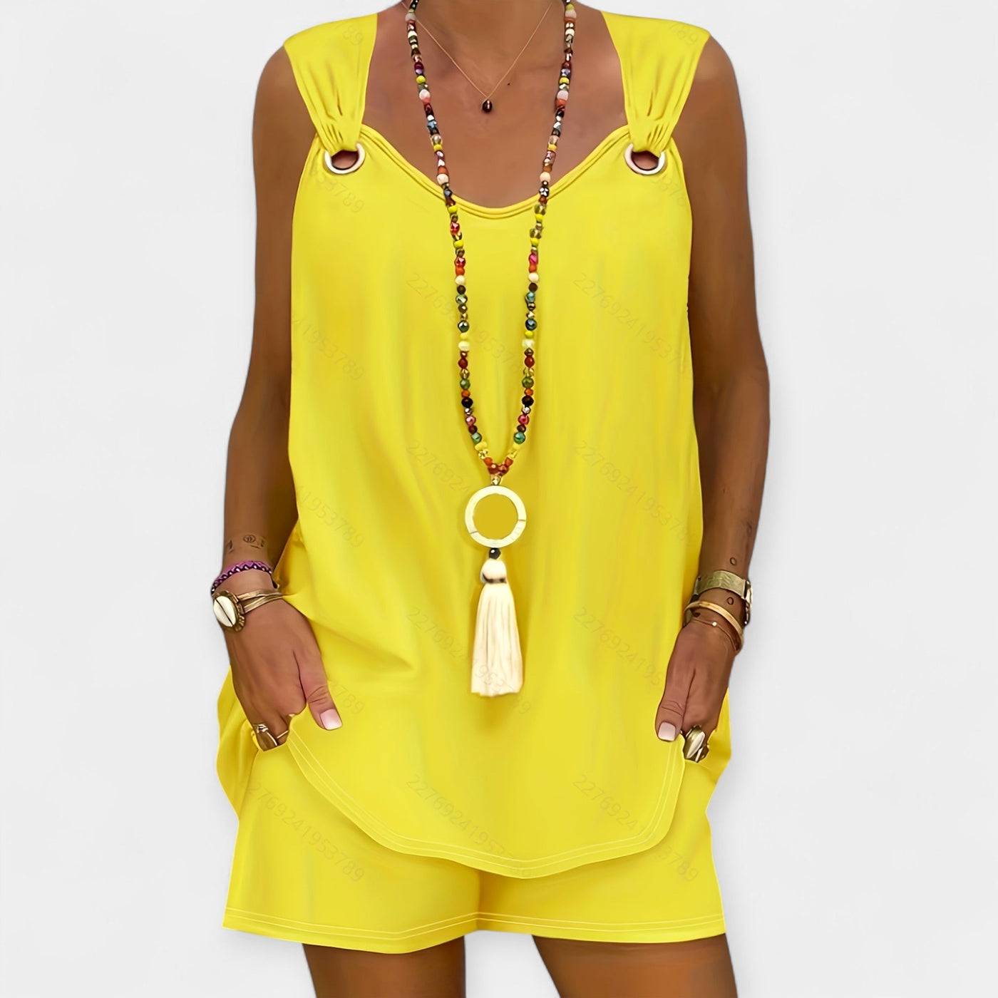 Σετ Αμανίκης Μπλούζας και Σορτς