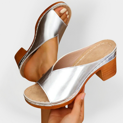 Ορθοπεδικά Σανδάλια με Χοντρό Τακούνι 