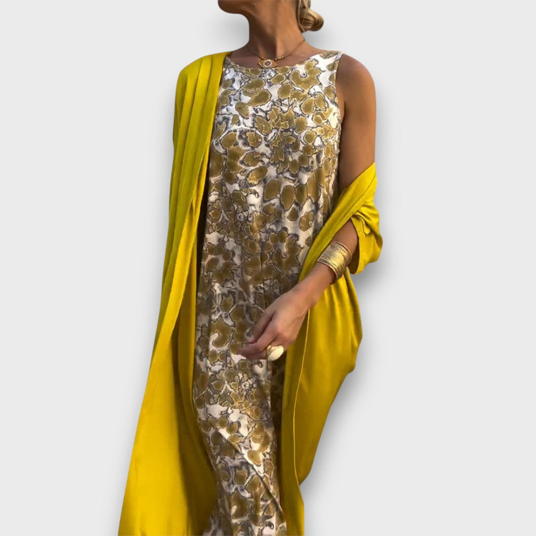 Μαξιφόρεμα με Καρντιγκάν