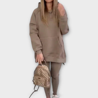 Σετ Φόρμας με Χαλαρή Εφαρμογή και Minimal Αισθητική 