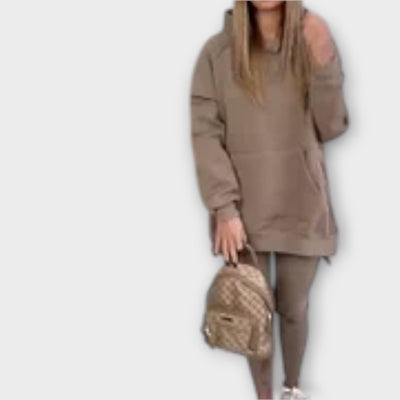 Σετ Φόρμας με Χαλαρή Εφαρμογή και Minimal Αισθητική 