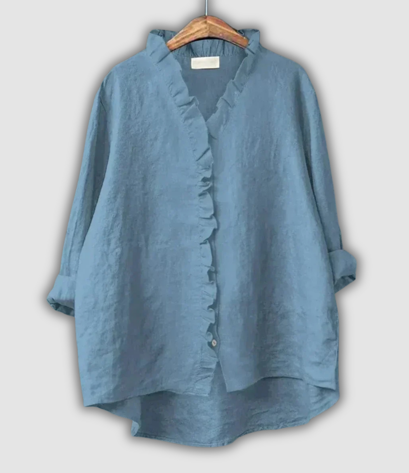 Λινή Μπλούζα Καφέ Ηρεμία