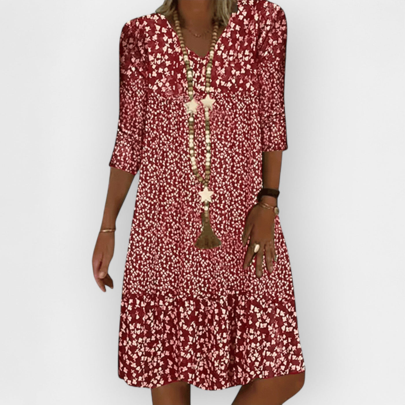 Ελαφρύ Φόρεμα με Στυλάτη Σχεδίαση