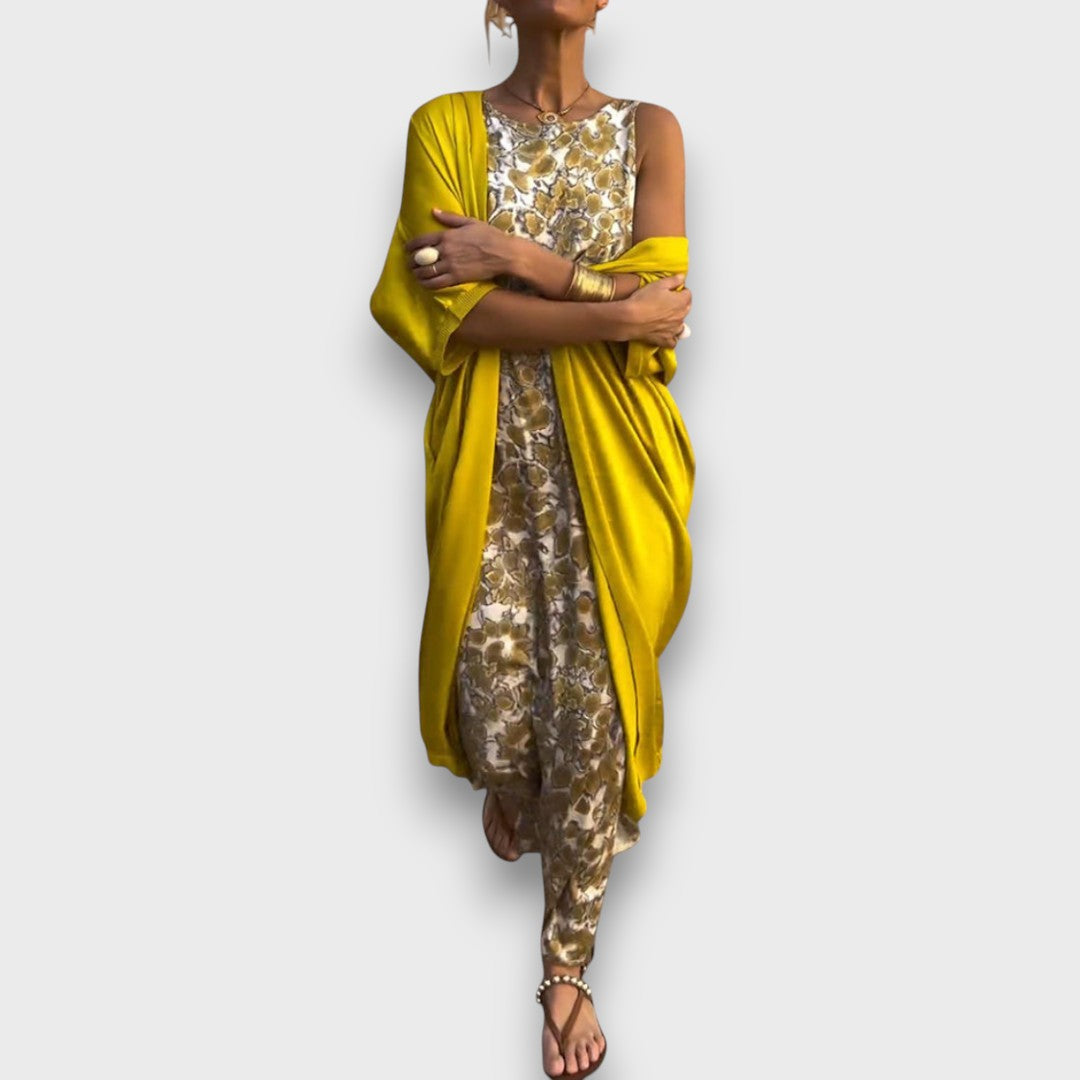 Μαξιφόρεμα με Καρντιγκάν