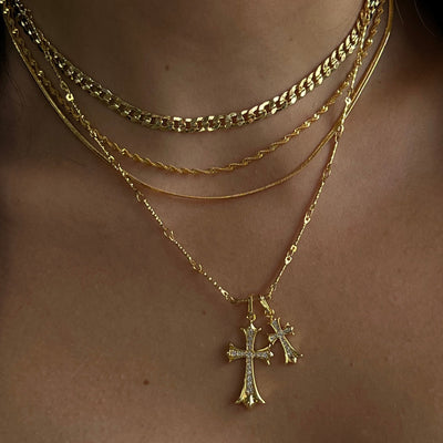 Διπλό Στριφτό Κολιέ 