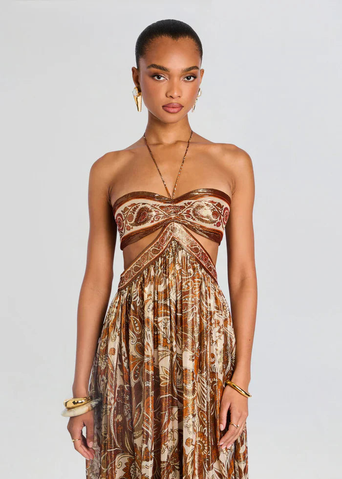 Φόρεμα Μάξι Χρυσή Αύρα