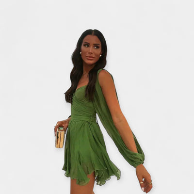 Ρομαντικό Κοντομάνικο Φόρεμα για Κάθε Περίσταση