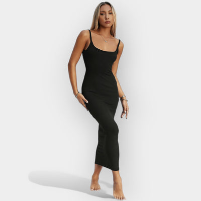 Μίντι Φόρεμα με Ανοιχτή Πλάτη και Στυλ