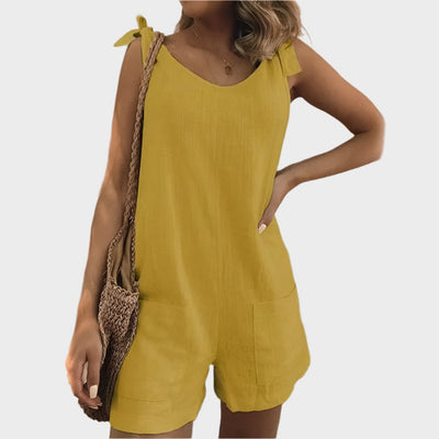 Ολόσωμη Φόρμα με Λουριά-Φιόγκο και Τσέπες