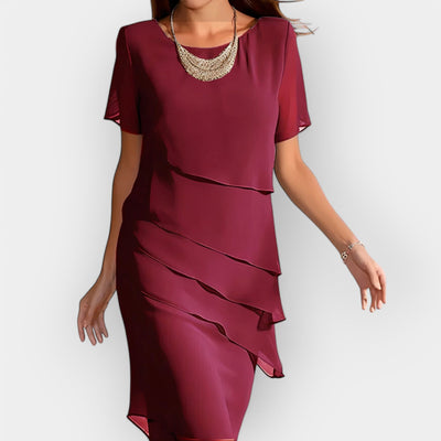 Κομψό Σιφόν Φόρεμα