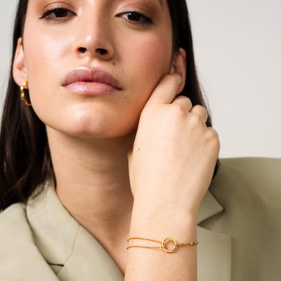 Χρυσό Βραχιόλι Tennis σε Κουτί 