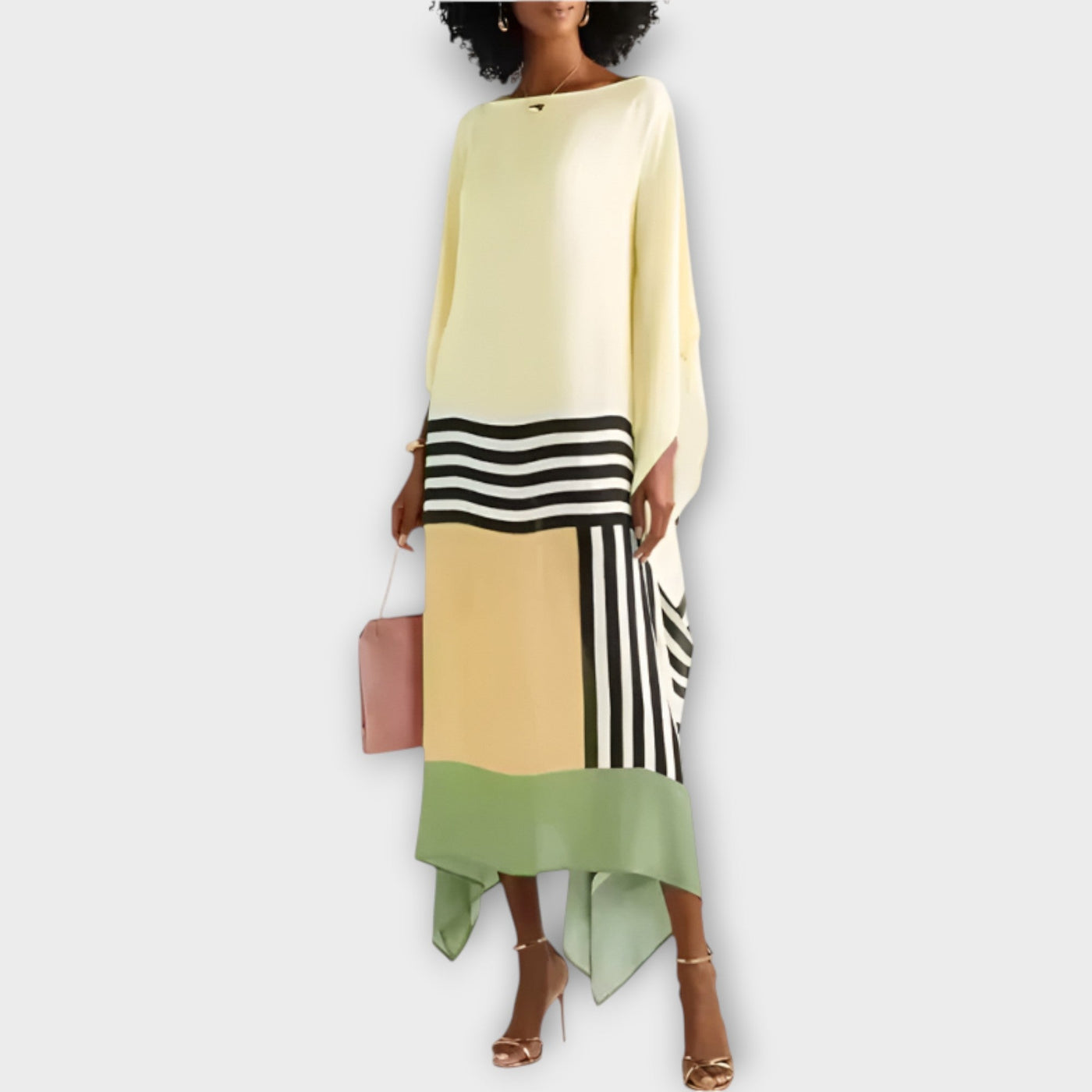 Καφτάνι Με Γραμμικό Σχέδιο