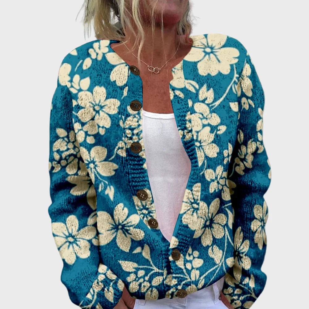 Κομψό Πλεκτό Γιλέκο με Σχέδιο