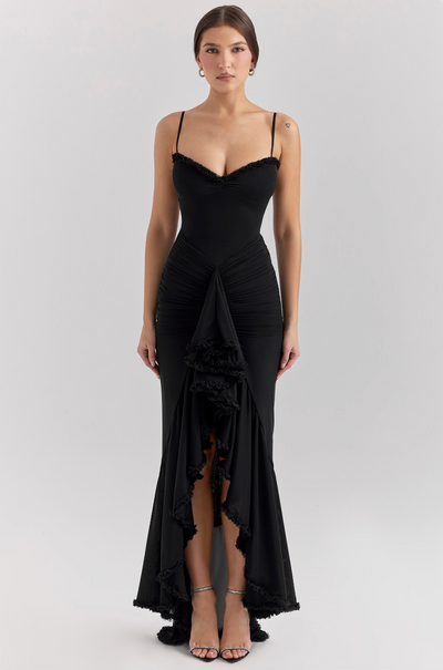 Έλμα | Φόρεμα με Σουρωτά Βολάν