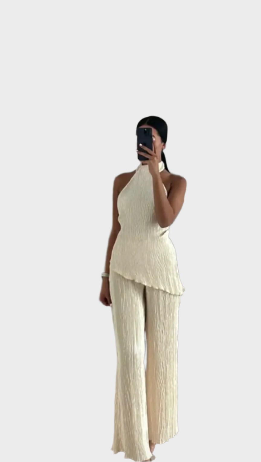 Κομψό Πλισέ Σετ