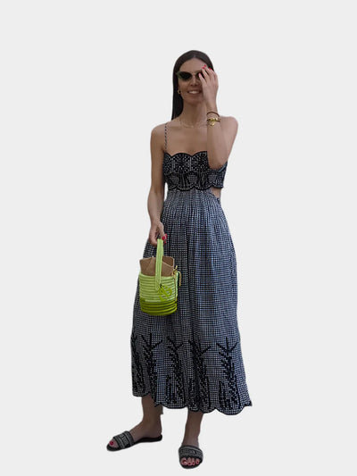 Φόρεμα με Παραδοσιακό Καρό Σχέδιο