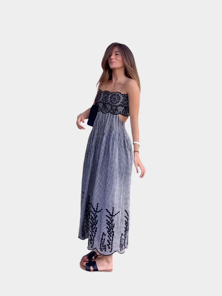 Φόρεμα με Παραδοσιακό Καρό Σχέδιο