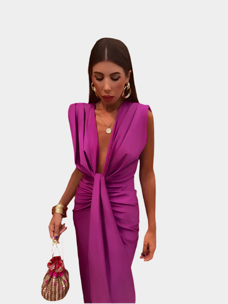 Σέξι Φόρεμα με Σπειροειδές Σχέδιο