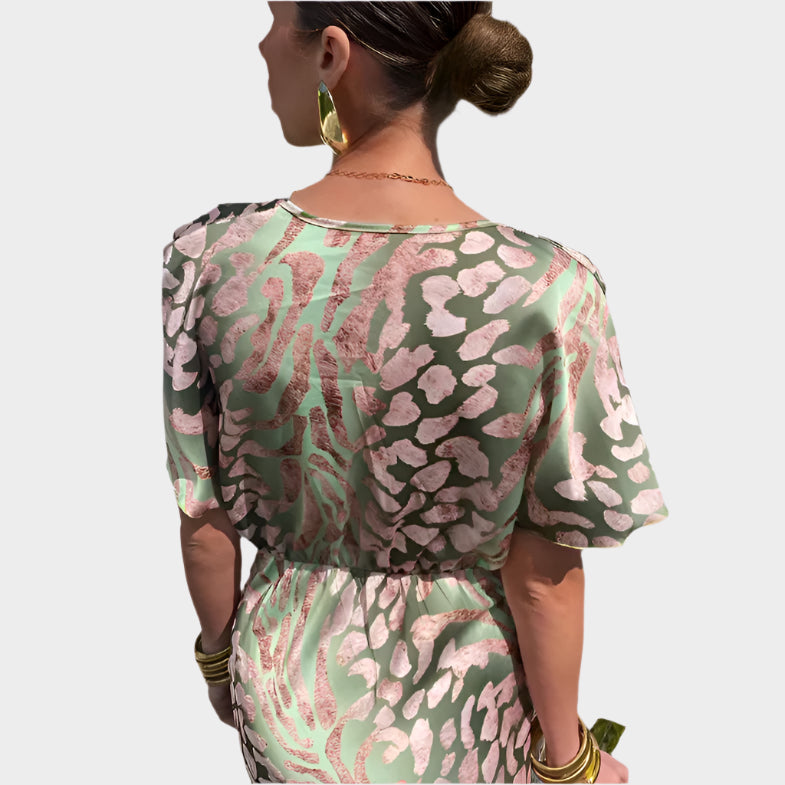 Φόρεμα με Λαμπερή Υφή