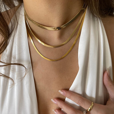 Λάμποντας Φίδι Κολιέ 