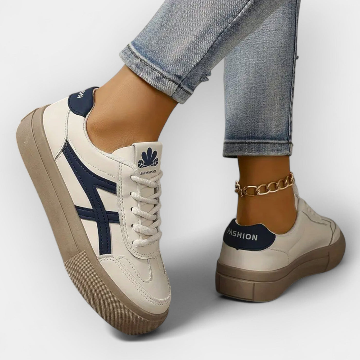 Ρετρό Πλατφόρμα Sneakers 