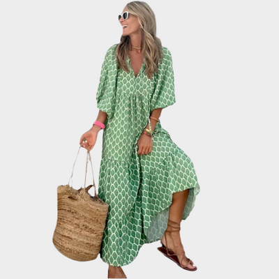 Γεωμετρικό Αέρινο Φόρεμα