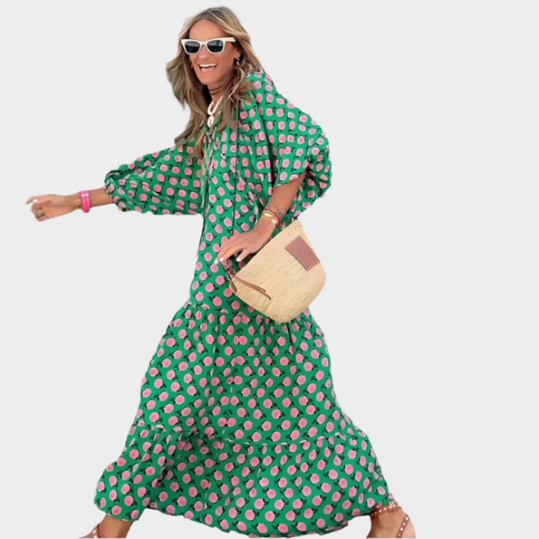 Γεωμετρικό Αέρινο Φόρεμα