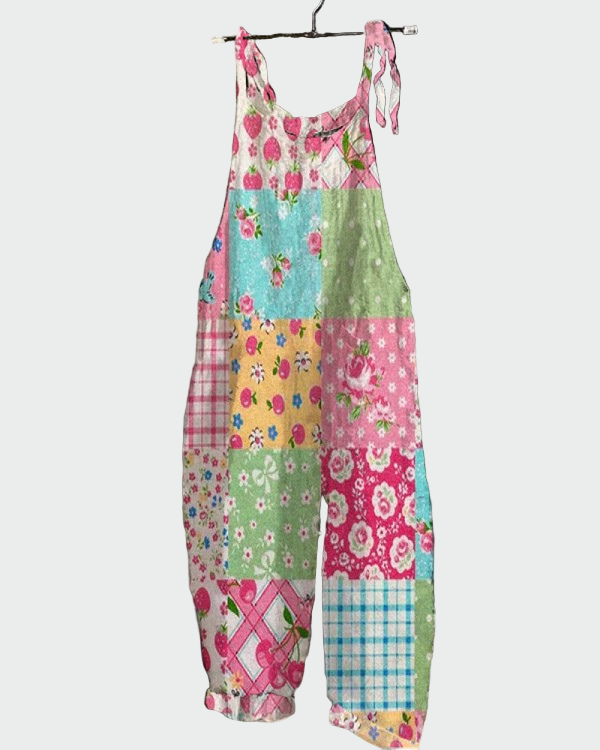 Μποέμ ολόσωμη φόρμα με λουλουδάτο μοτίβο – Ανεπιτήδευτο στυλ και άνεση όλη μέρα