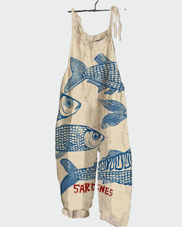 Ρετρό λουλουδάτη ολόσωμη φόρμα