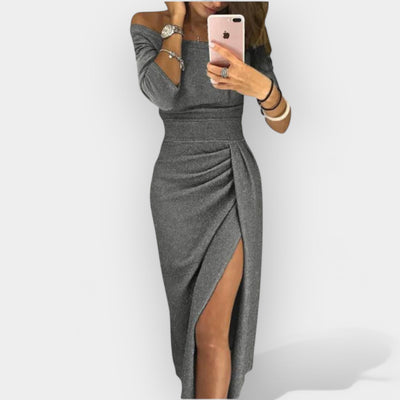 Κομψό Φόρεμα με Στυλάτη Κοπή