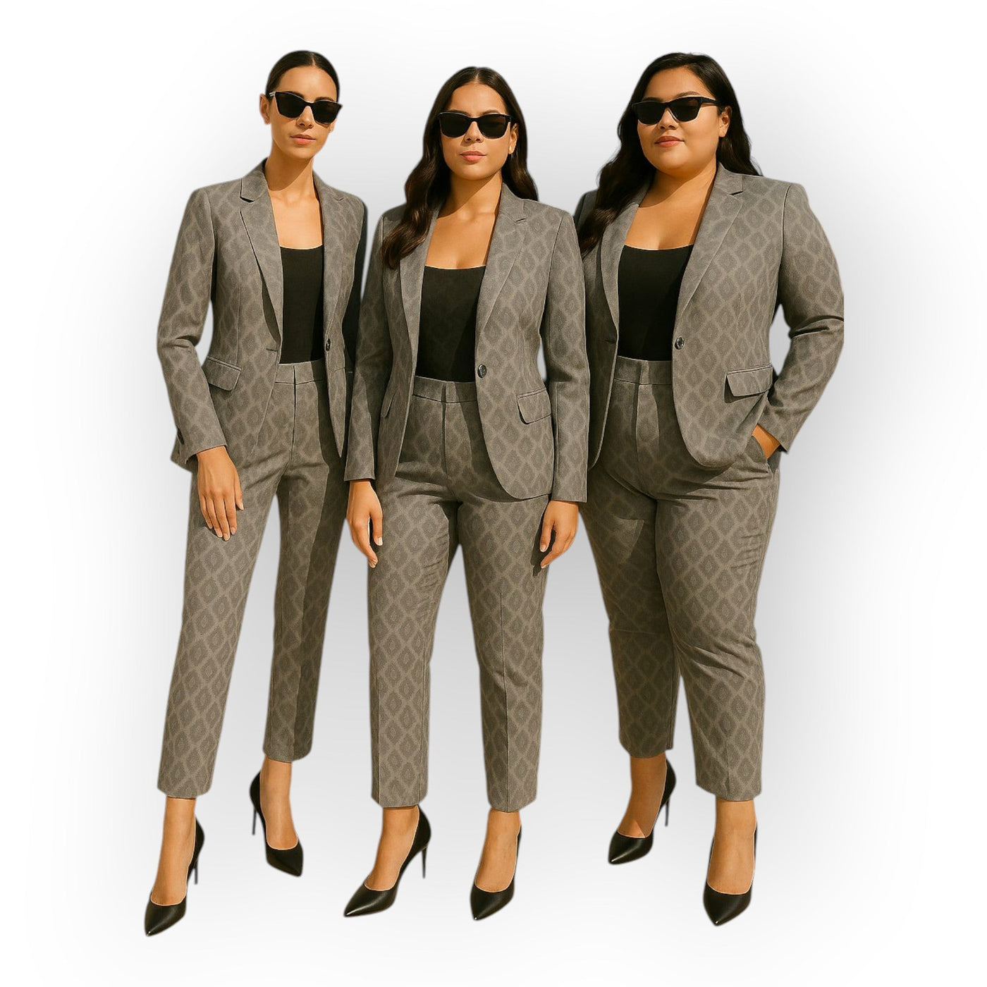 Κομψό σετ σακάκι και παντελόνι με minimal αισθητική