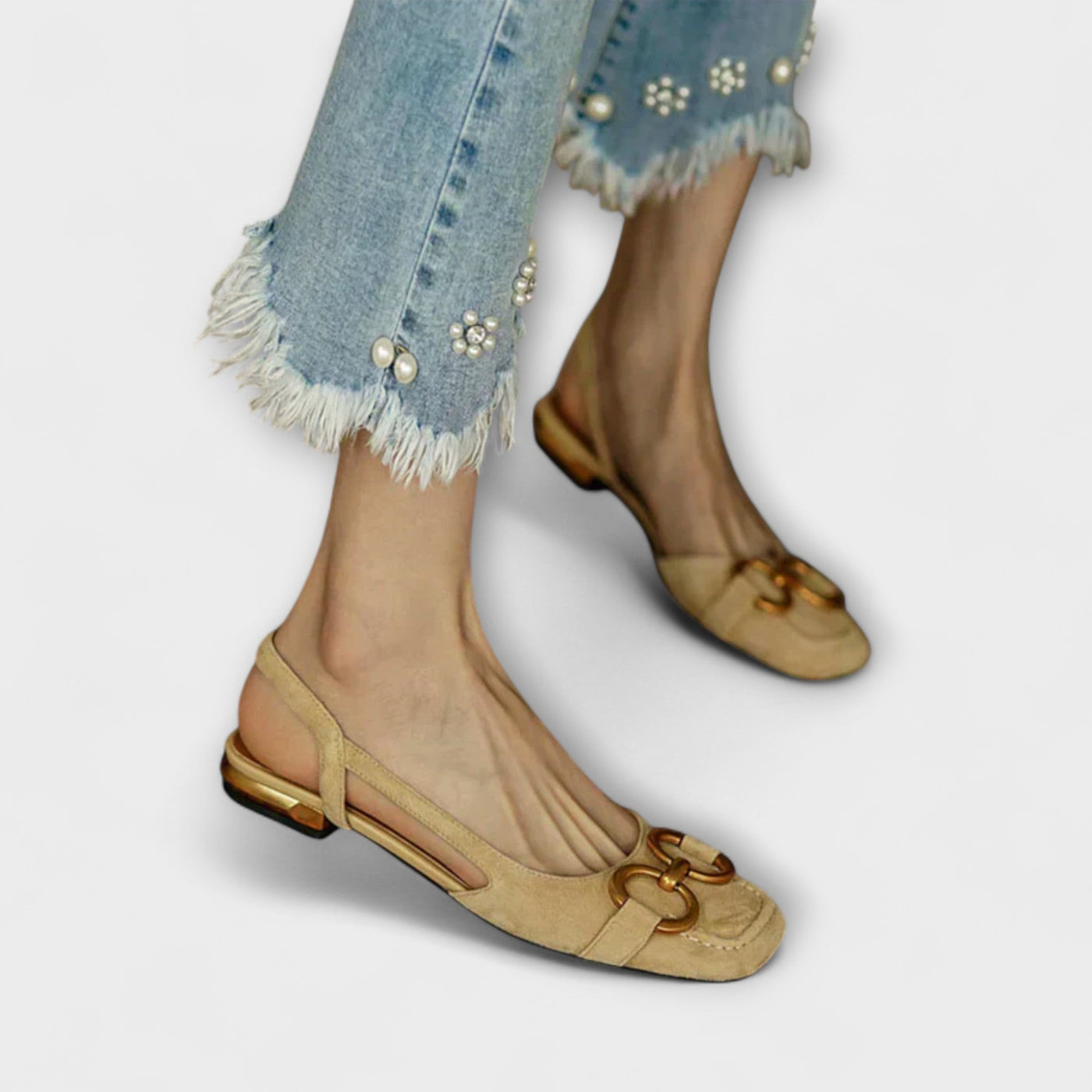 Σανδάλια με Κουμπί Αγκράφας