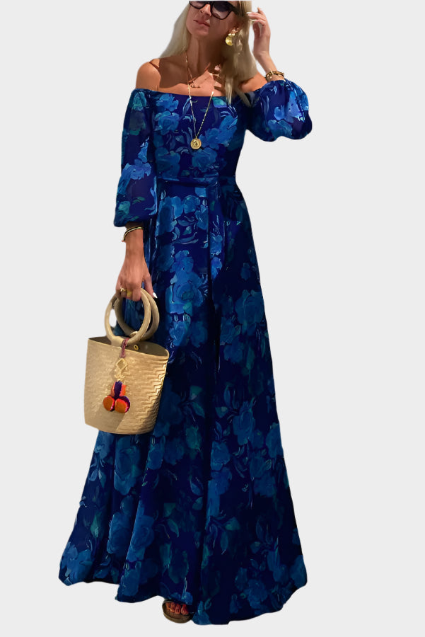 Αέρινο Φόρεμα Μακρύ χωρίς Ώμους