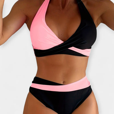 Μπικίνι με Σταυρωτό Λαιμό