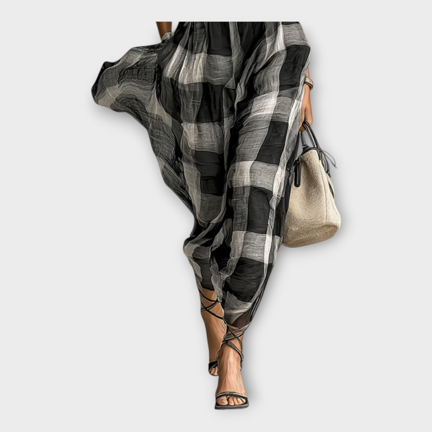 Φόρεμα με εκλεπτυσμένη ροή και κομψότητα