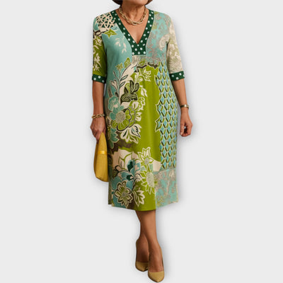 Φόρεμα με Κομψό Ντεκολτέ και Μοναδικά Σχέδια 