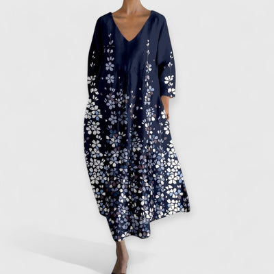 Φόρεμα Βραδινό με V-Ντεκολτέ