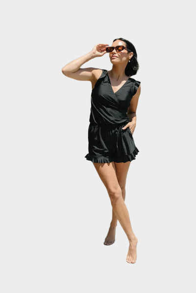 Μαγιό με Βολάν και Στήριξη Στήθους