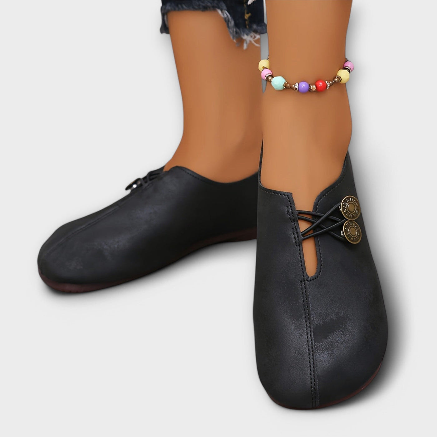 Δερμάτινη Μπαλαρίνα