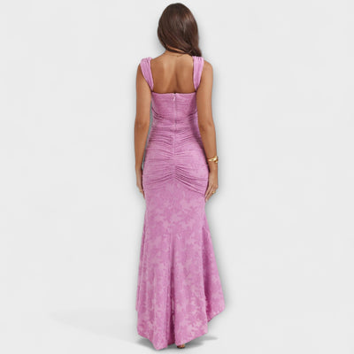 Μακρύ Φόρεμα με Κομψό και Εκλεπτυσμένο Κορσέ