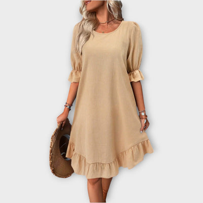 Φόρεμα με Λεπτές Τιράντες και Κομψή Γραμμή