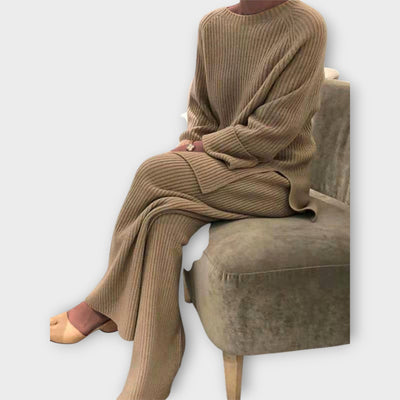 Σετ Πλεκτό με Χαλαρή Γραμμή