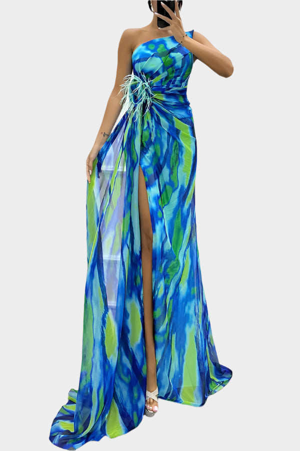 Χρωματιστό Αέρινο Φόρεμα