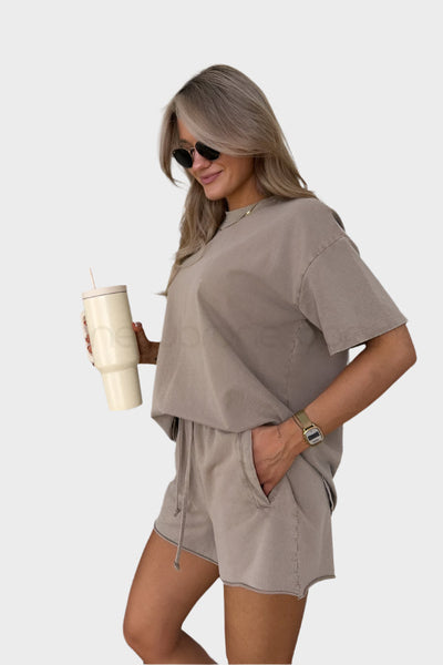 Casual Set με Μπλούζα και Παντελόνι Jogger