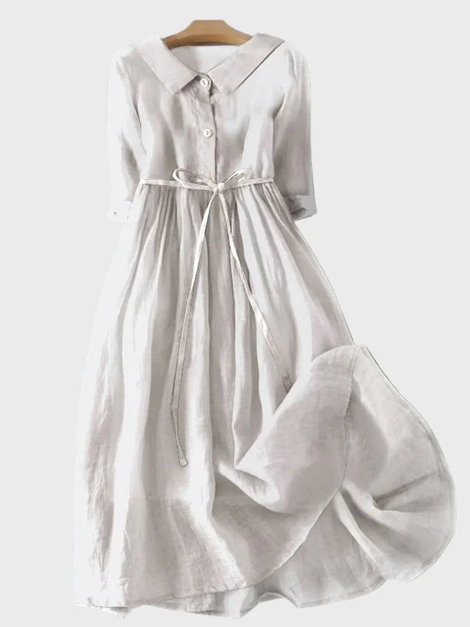 Φόρεμα με Κομψό Γιακά