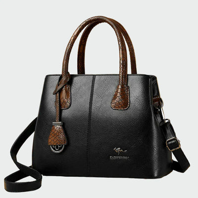 Κομψή δερμάτινη τσάντα