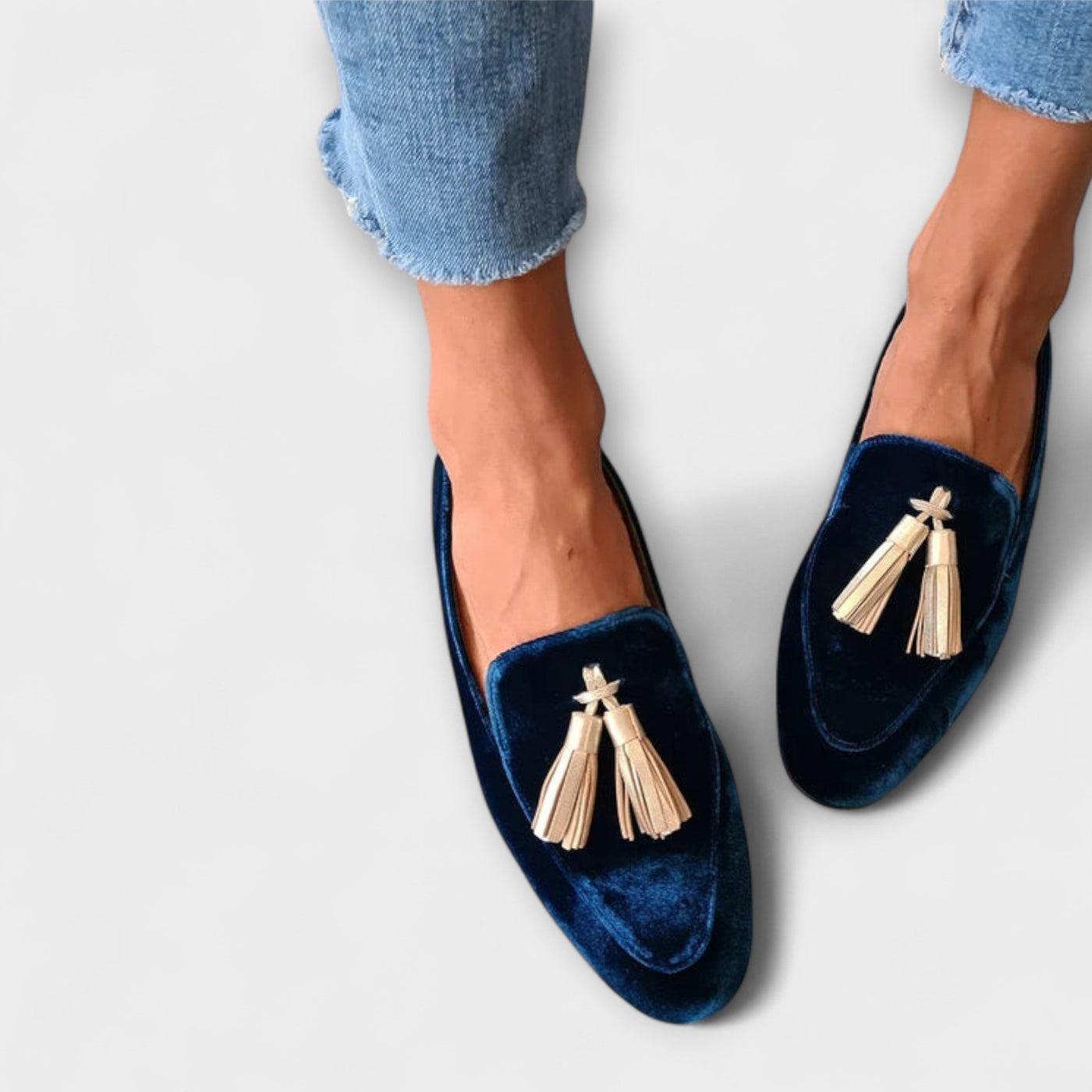 Quinnlyn – Vintage εμπνευσμένα Loafers με Τρόπους