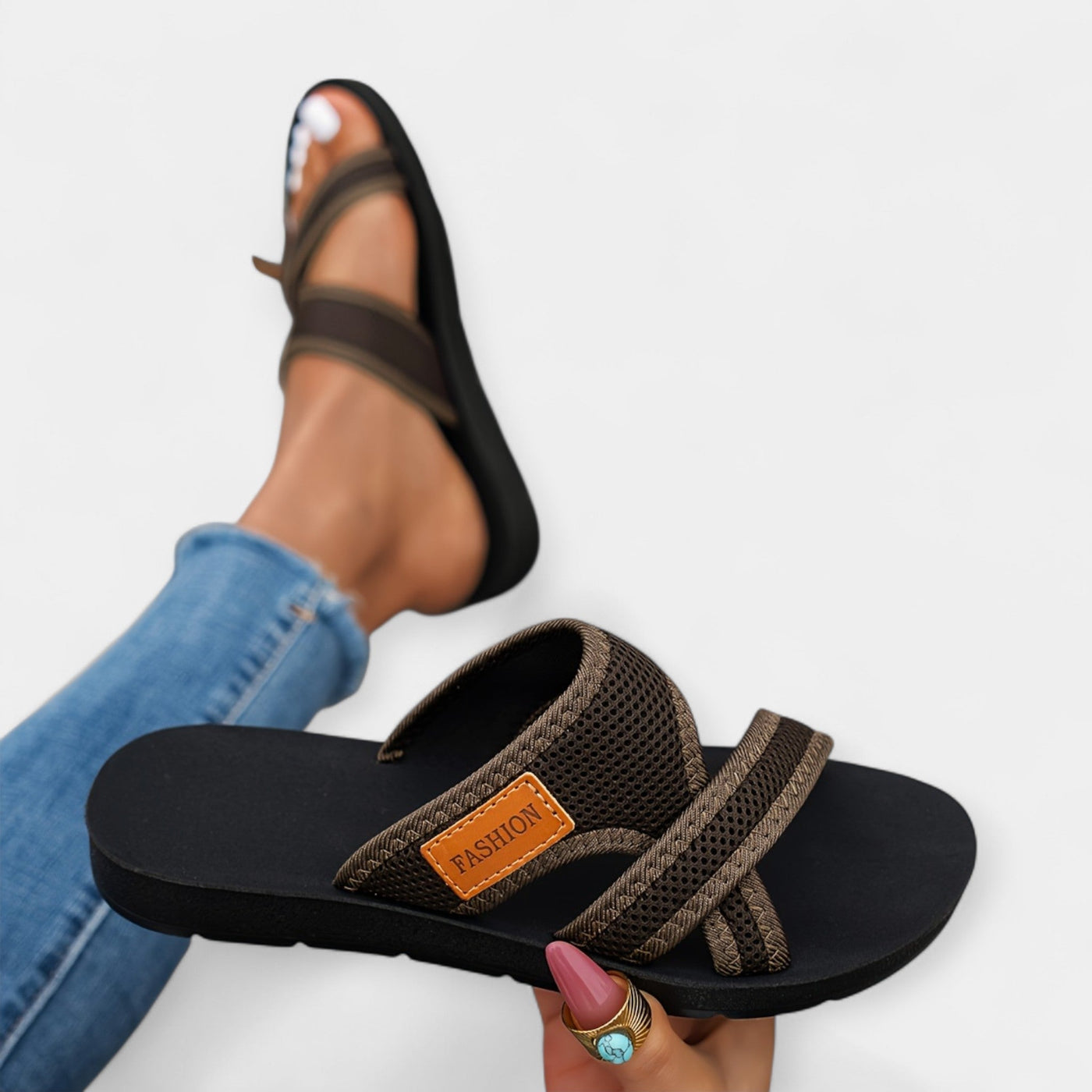 Καλοκαιρινά Σανδάλια με Δίχτυ