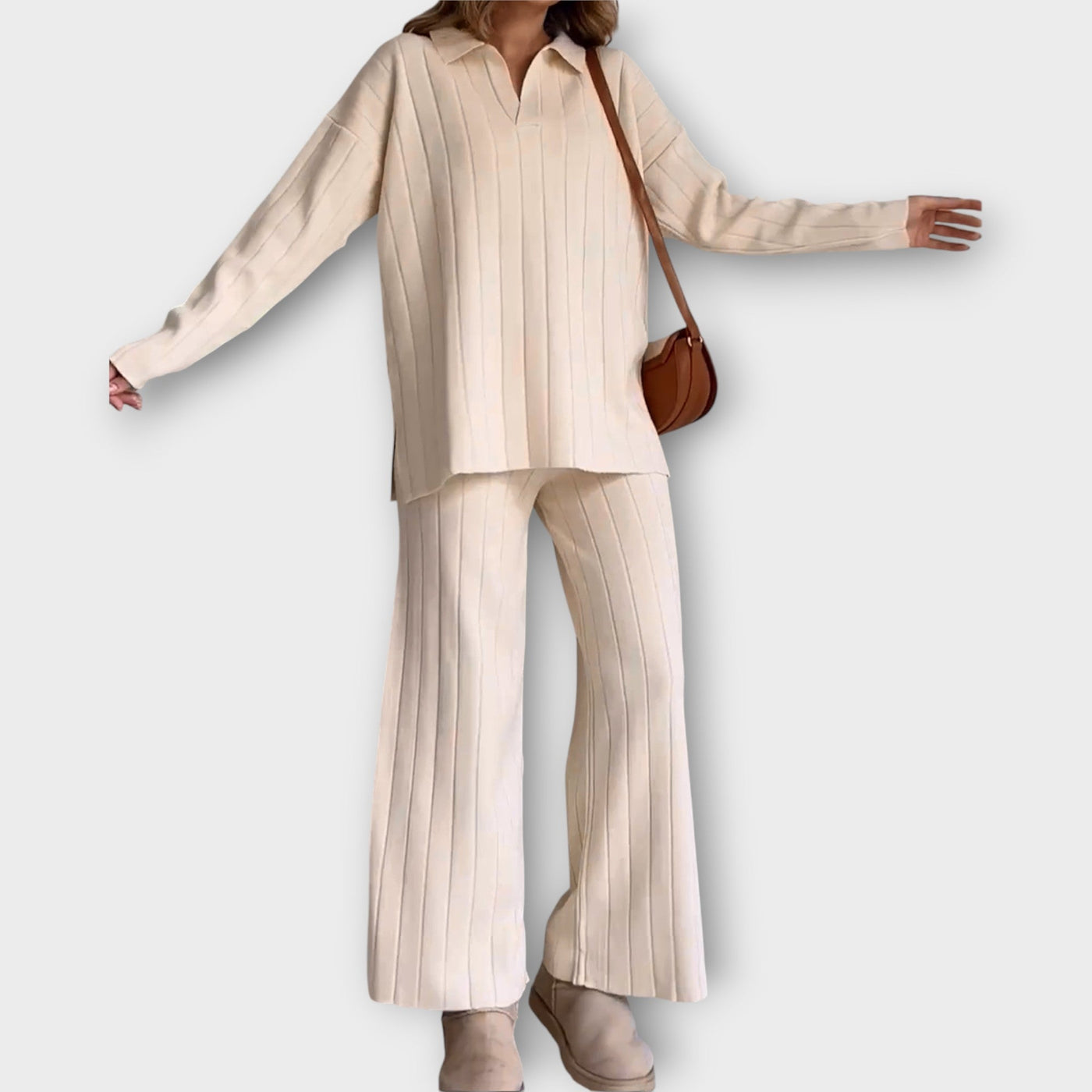 Σετ με Ριχτή Γραμμή και Minimal Στυλ